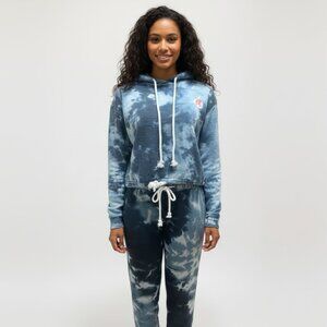 Women's Tracksuits Sweatshirt Hoodie Tie Dye Outfit Joggers Two Piece Set